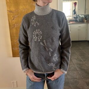 Gray Cashmere Sweater